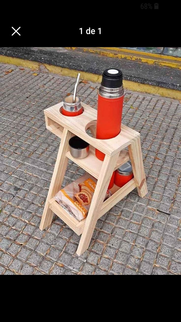 Portal de Mates Portable Caddy & Side Table